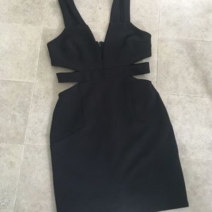 Bebe Cut-Out Party Dress